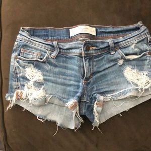 Abercrombie women’s jean shorts